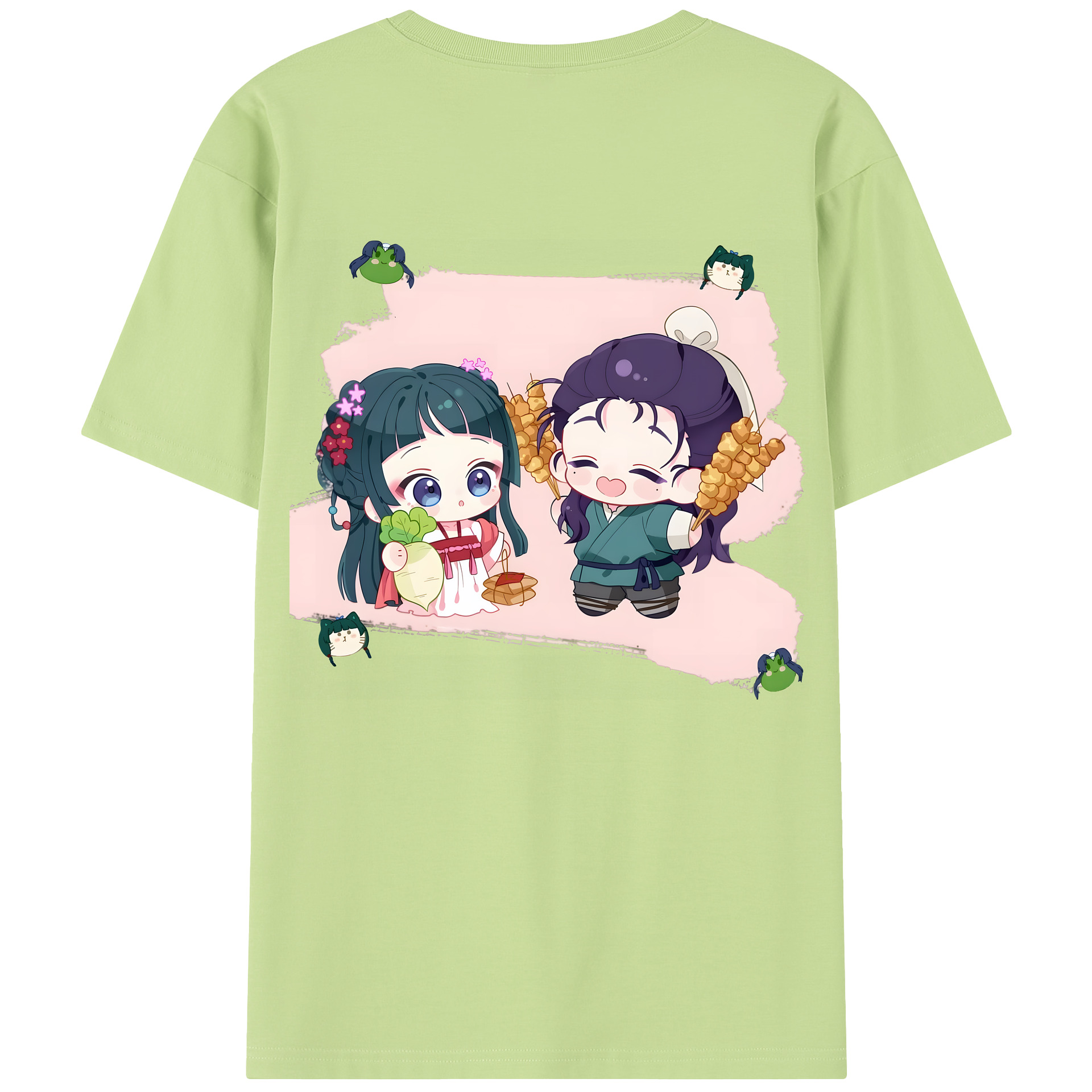 （画像用） 薬屋のひとりごと The Apothecary Diaries 綿100％半袖Tシャツ（背面プリント）
